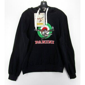 Panini Sweatshirt Medium Pullover Hoodie Soccer Sports Cards Knit NEW